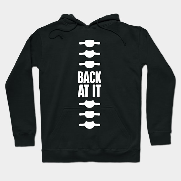 Spinal Fusion - Spine Back Surgery Get Well Gift Hoodie by Wizardmode